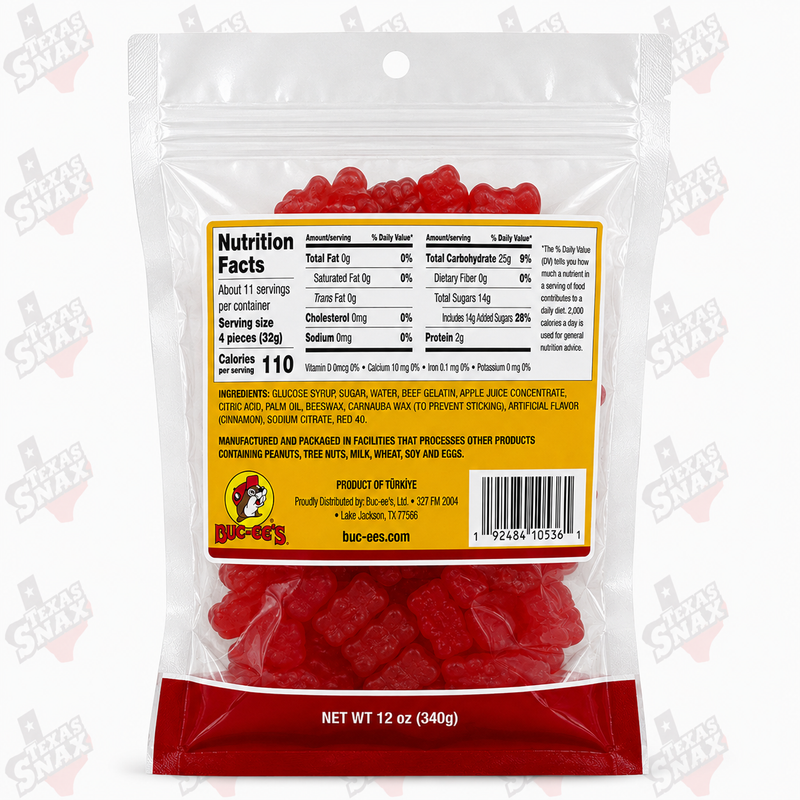 Buc-ee's Cinnamon Juju Bears