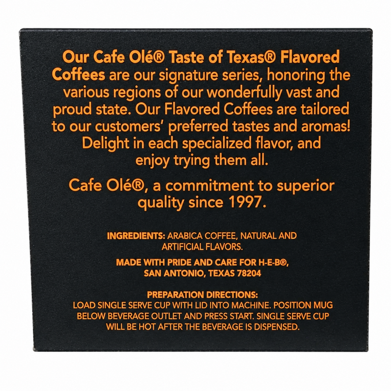 H-E-B Café Olé Taste of DFW Coffee Pods