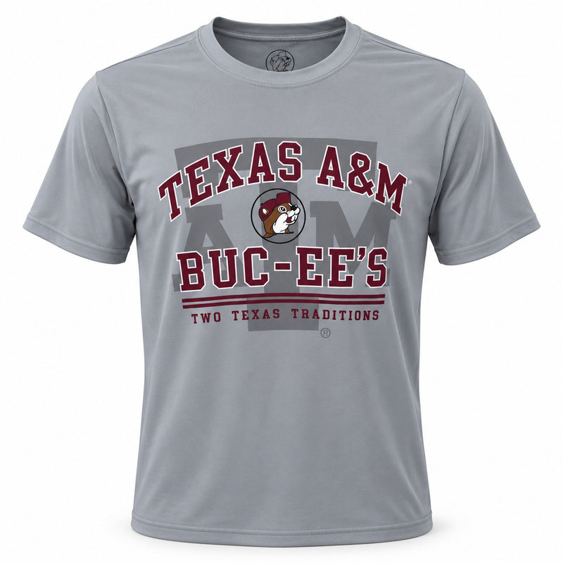Buc-ee's Texas A&M Gray Shirt- Adult