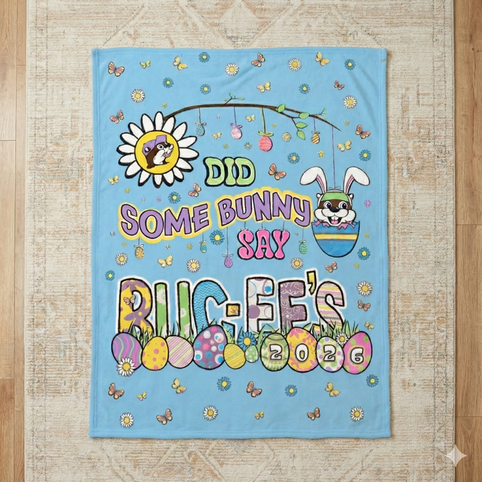 Buc-ee's "Did Some Bunny Say Buc-ee's" Easter 2026 Blanket