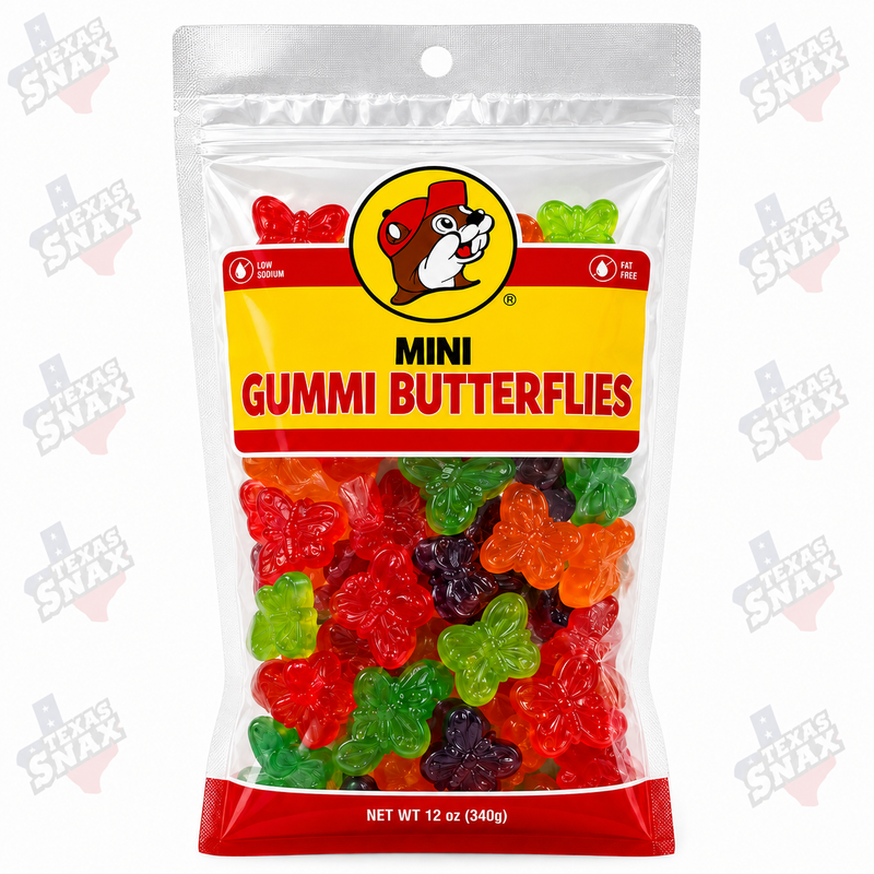 Buc-ee's Mini Gummi Butterflies