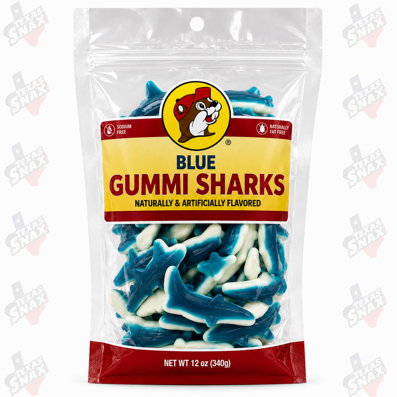 Buc-ee's Blue Gummi Sharks