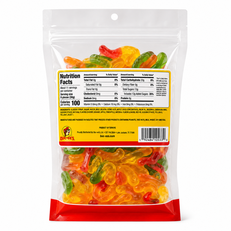 Buc-ee's Gummi Worms
