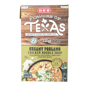 Creamy Poblano Chicken Noodle