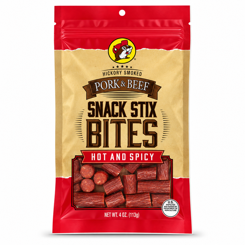 Buc-ee's Pork & Beef Snack Stix Bites