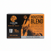Box of H-E-B Cafe Olé Houston Blend coffee pods, 12 count