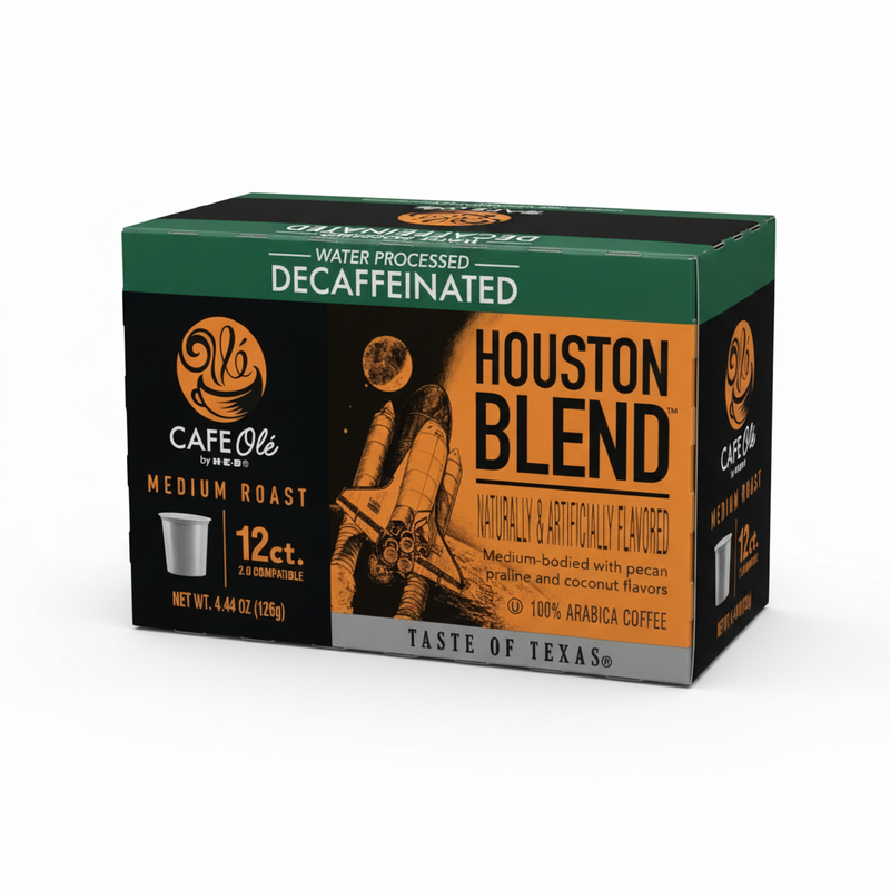 H-E-B Cafe Olé Taste of Houston Decaf Coffee Pods