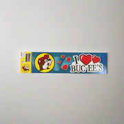 I Love Buc-ee's Bumper Sticker