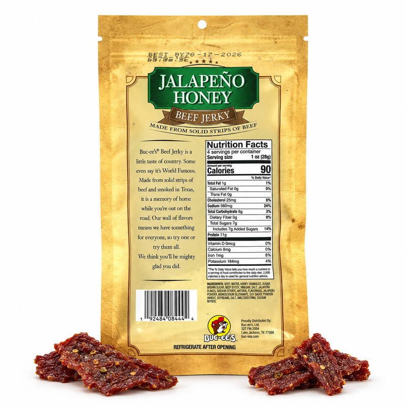 Buc-ee's Jalapeno Honey Beef Jerky