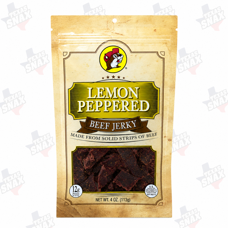 Buc-ee's Lemon Peppered Beef Jerky