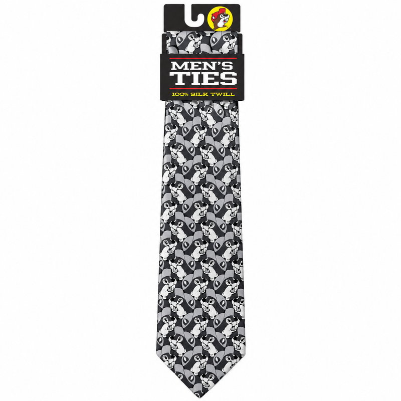 Buc-ee's Tie - Gray
