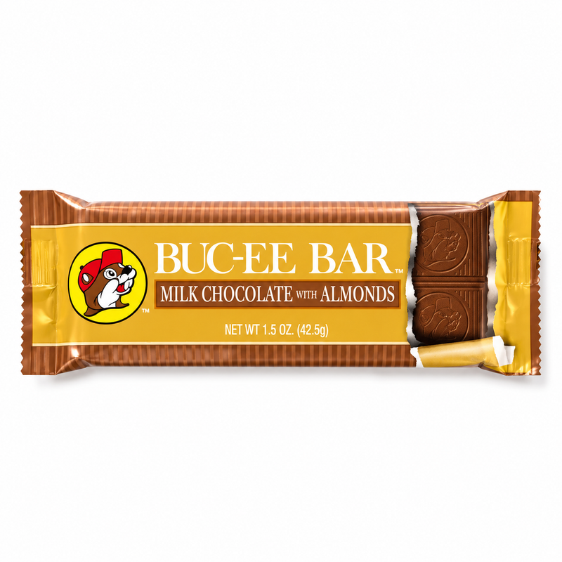 Buc-ee's Milk Chocolate with Almonds Buc-ee Bar