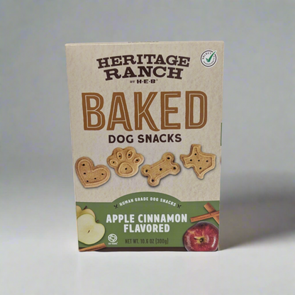 Heritage Ranch by HEB Baked Dog Snacks Texas Snax Maple Bacon Apple Cinnamon Pumpkin