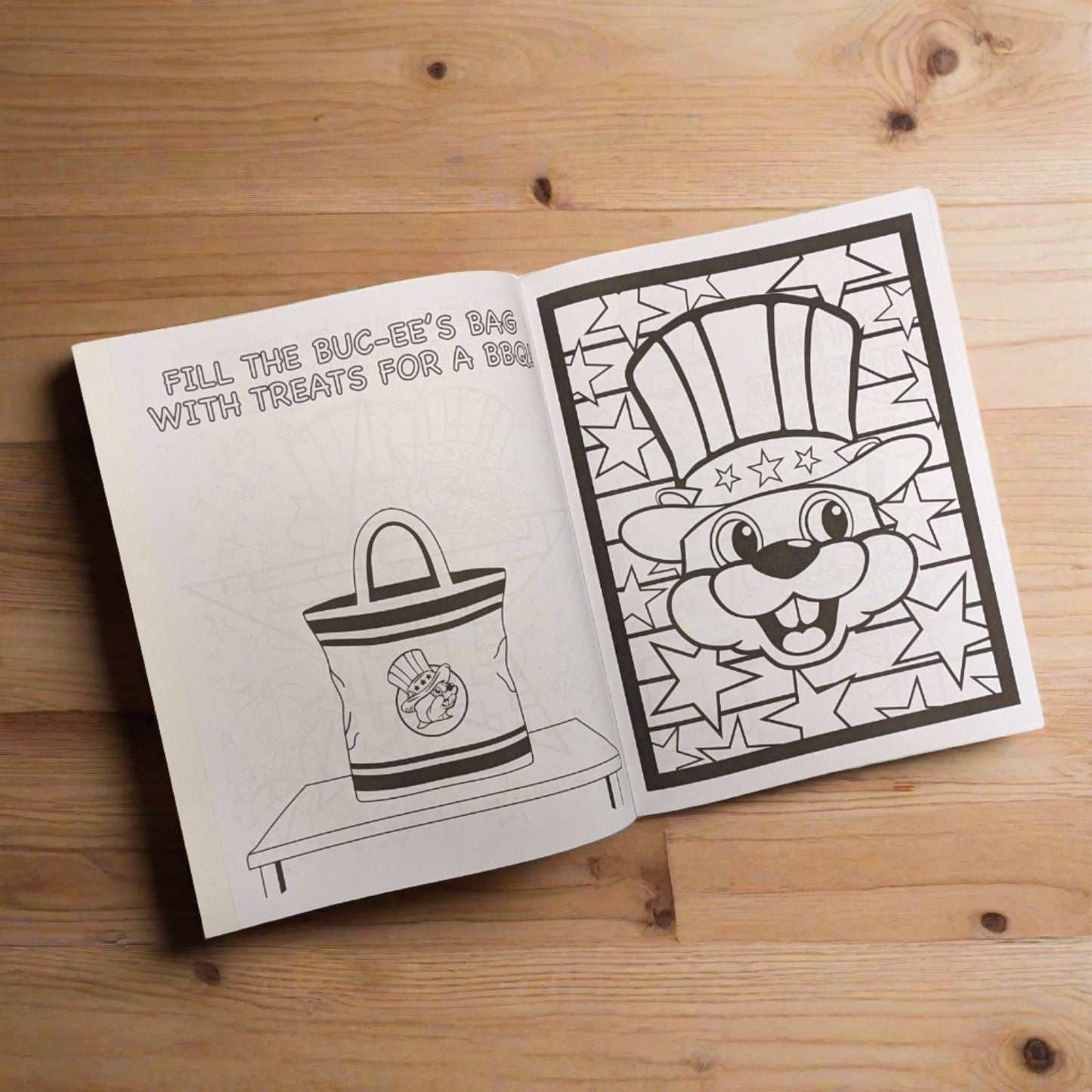 Buc-ee's 4th of July Coloring and Activity Book