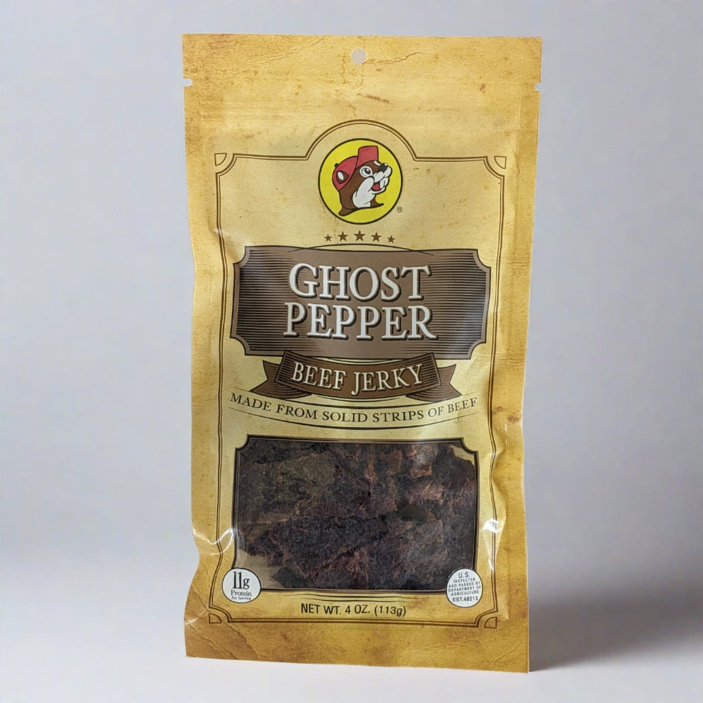 Authentic Bucee's Ghost Pepper Beef Jerky Available Here Texas Snax