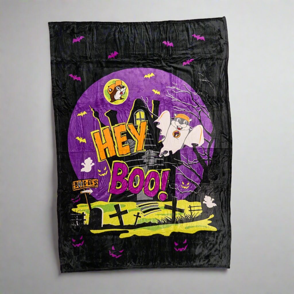 Buc-ee's "Hey Boo!" Halloween Blanket