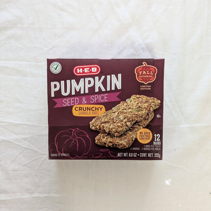 H-E-B Pumpkin Flavored Bars - Limited Edition