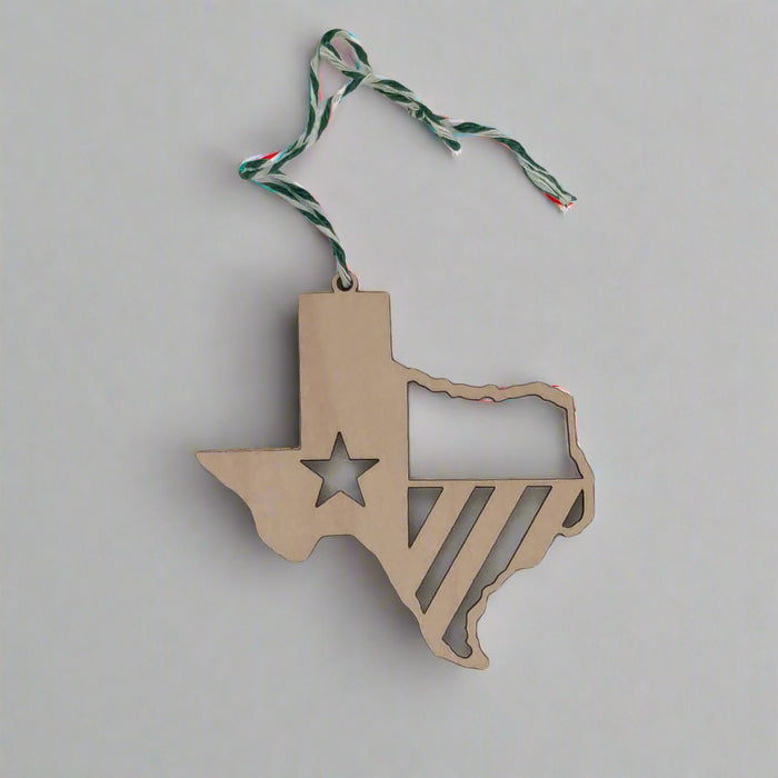 Texas Snax Hand-Crafted Texas Ornament