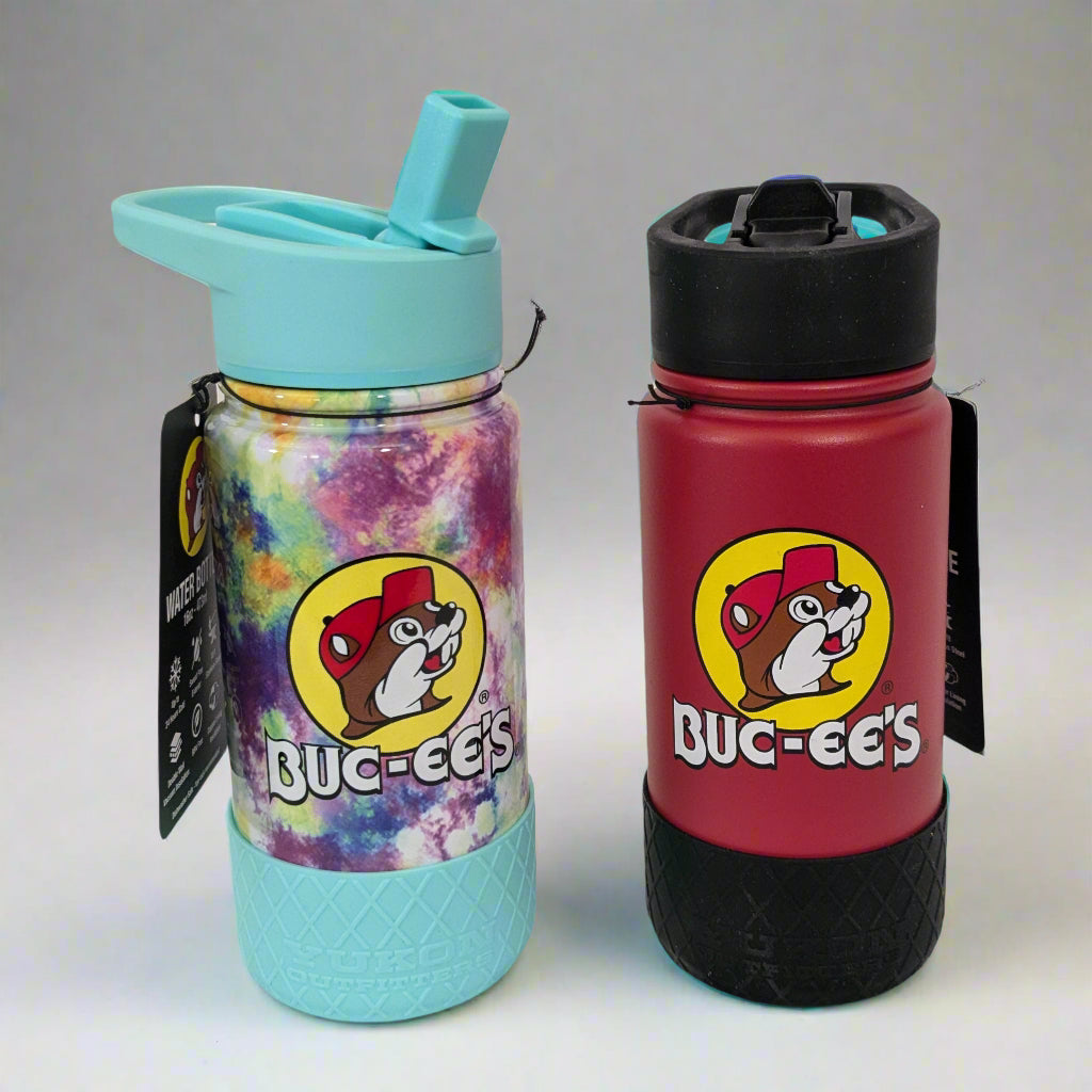 Buc-ee's Kids Water Bottle w/ Flip-Up Spout