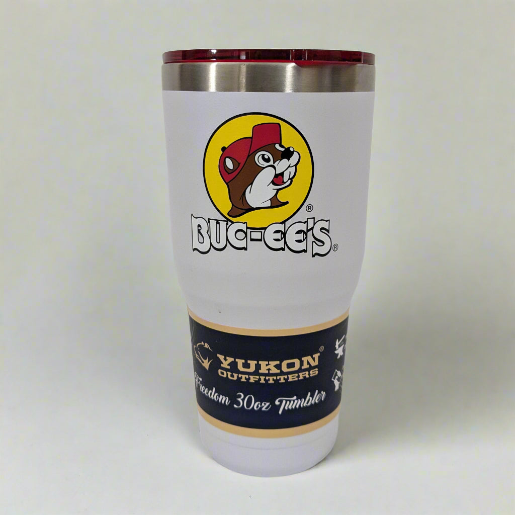 Buc-ee's White Tumblers