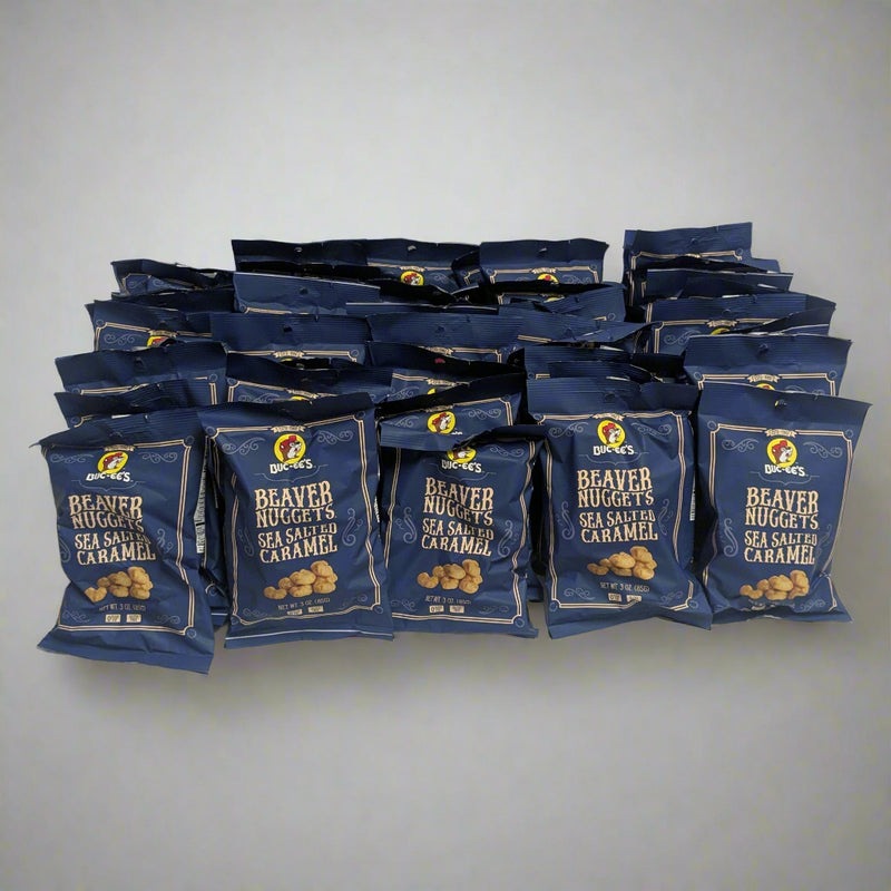 Sea Salted Caramel 3oz Beaver Nuggets Case (48ct case)