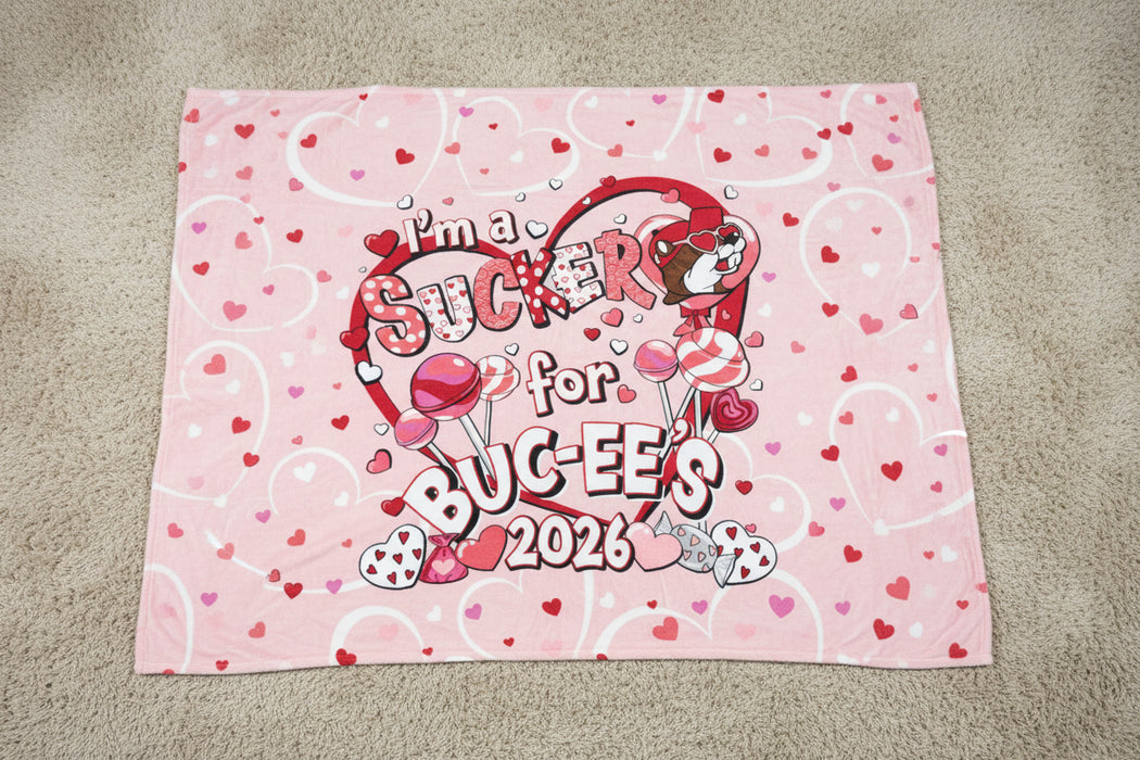 Buc-ee's "I'm a Sucker for Buc-ee's" Throw Blanket