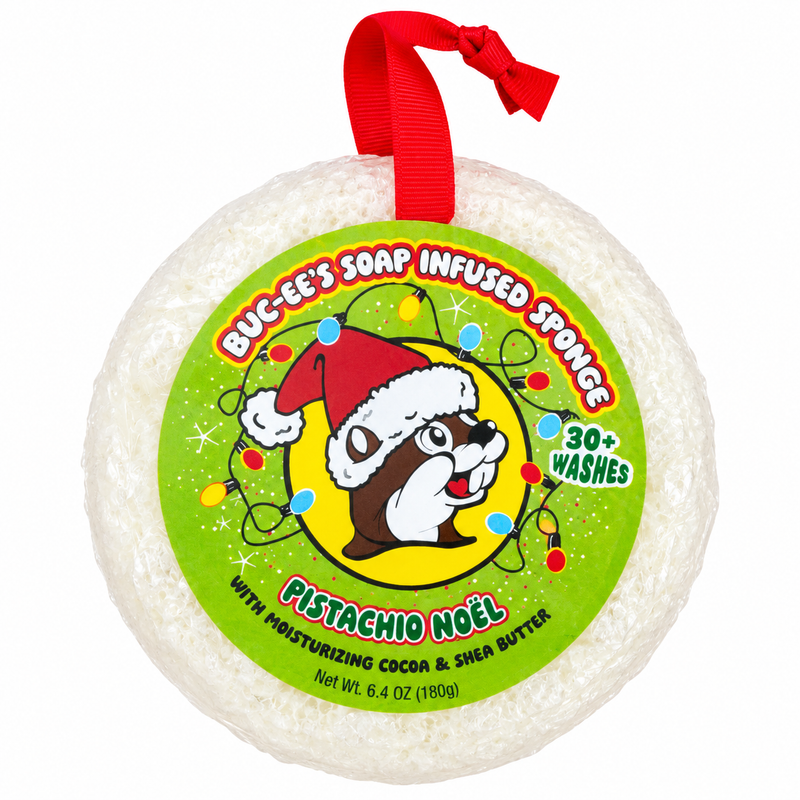 Buc-ee's Christmas Soap Pistachio Noel Infused Sponge