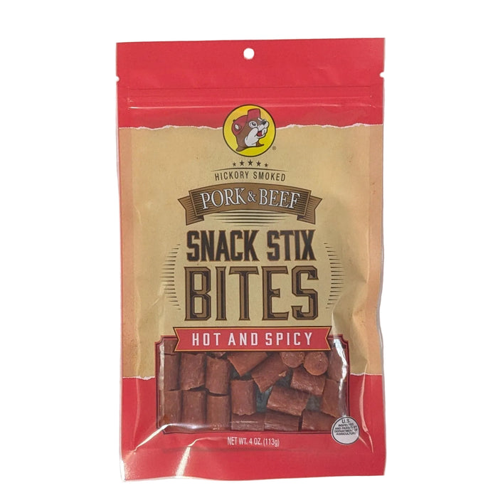 Pork and Beef Snack Stix Bites Hot and Spicy variety