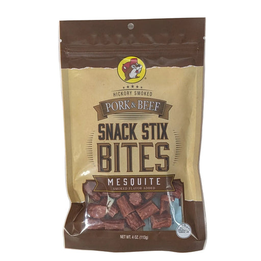 Pork and Beef Snack Stix Bites Mesquite variety