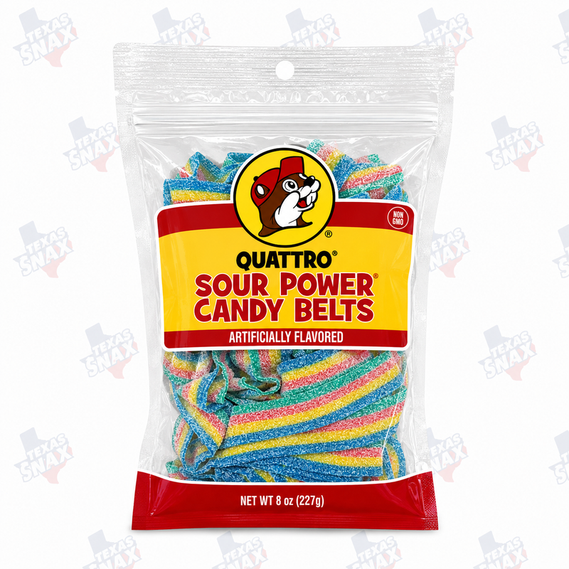 Buc-ee's Sour Power Candy Belts