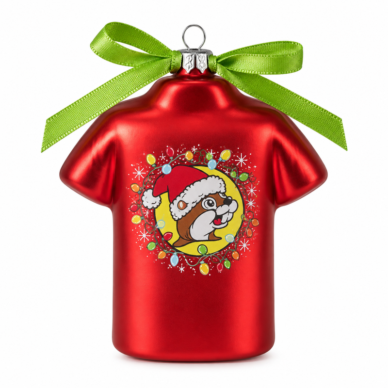 Buc-ee's "Believe" Shirt Ornament