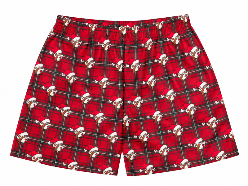 Buc-ee's Christmas Plaid Boxers - 2026