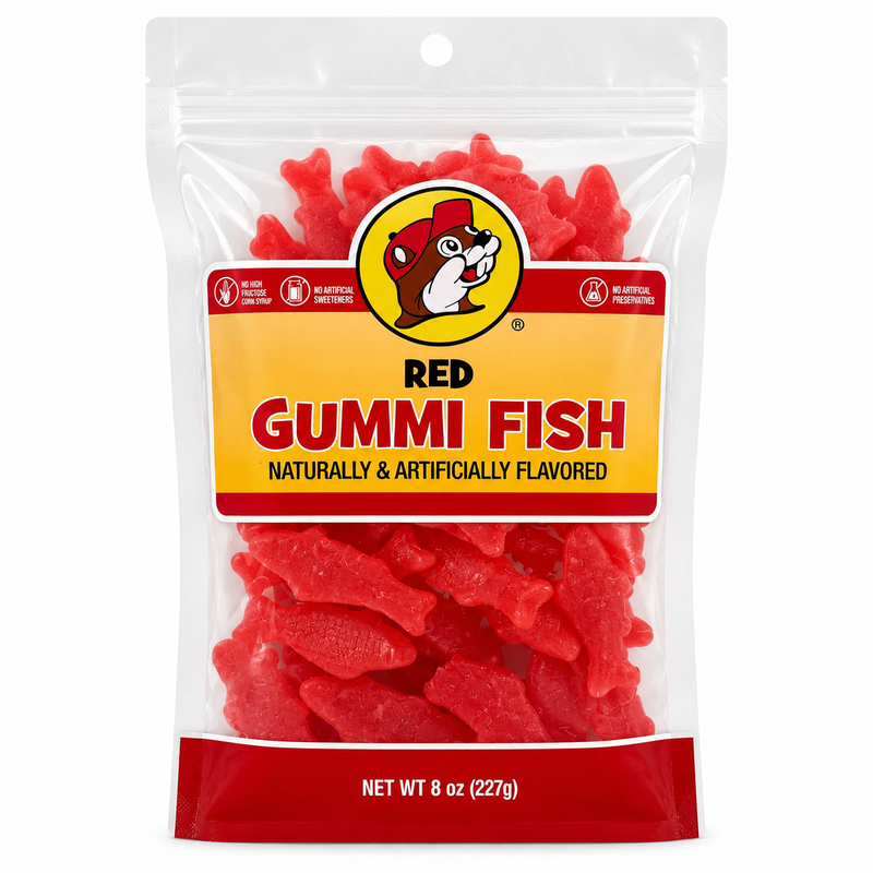 Buc-ee's Red Gummi Fish