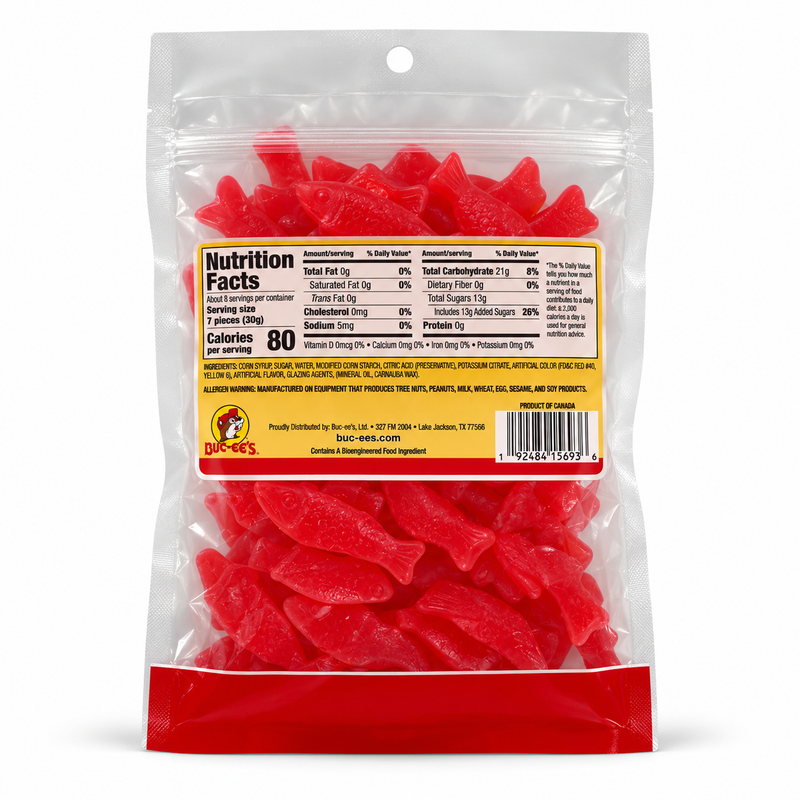 Buc-ee's Red Gummi Fish