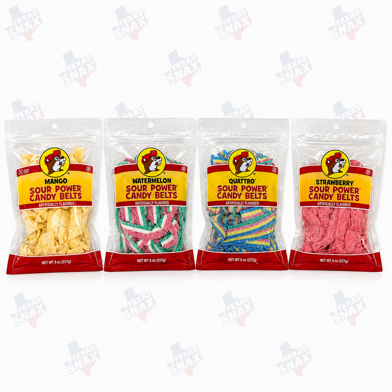 Buc-ee's Sour Power Candy Belts