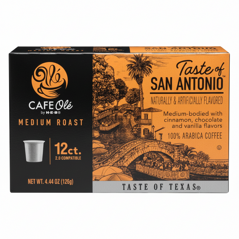 H-E-B Cafe Olé San Antonio Blend Coffee Pods