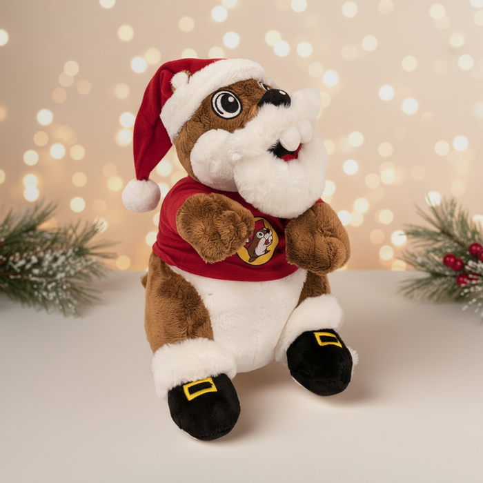 Buc-ee's Christmas Santa Plushie