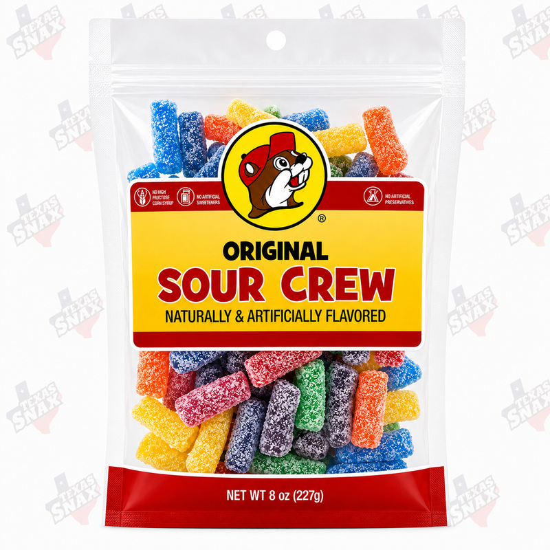 Buc-ee's Original Sour Crew Gummies