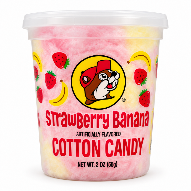 Buc-ee's Strawberry Banana Cotton Candy
