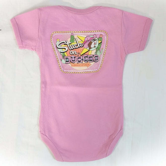 Stuck on Buc-ee's Back view infant version