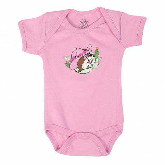 Stuck on Buc-ee's Infant front view cactus