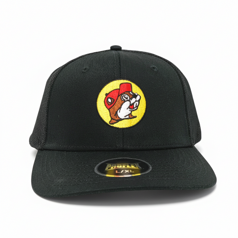 Buc-ee's Premium Proflex Black Hat