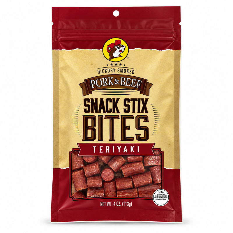 Buc-ee's Pork & Beef Snack Stix Bites