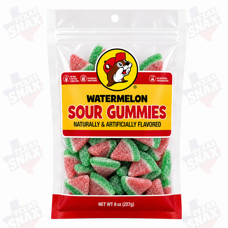 Buc-ee's Watermelon Sour Gummies