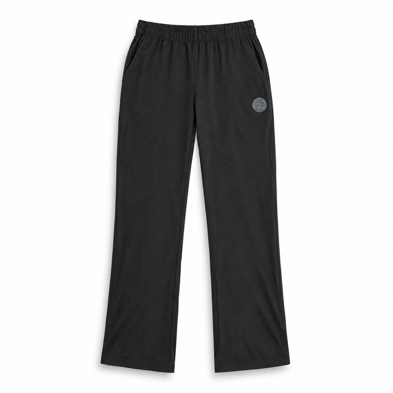 Buc-ee's Black Lounge Wide Knit Pants