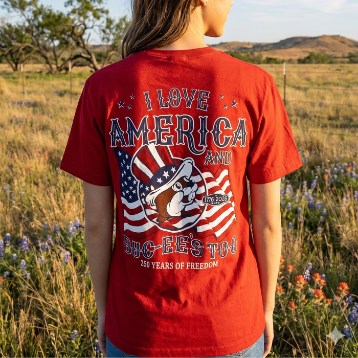 Buc-ee's 4th of July Shirt - America 250