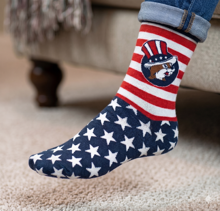 Buc-ee's 4th of July Socks - America 250