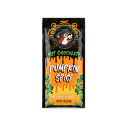 Buc-ee's Halloween Pumpkin Spice hot chocolate packet with vampire Buc-ee the Beaver