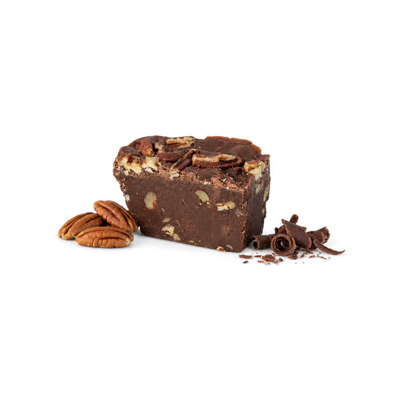 buc-ee's Chocolate pecan fudge slab with whole pecans