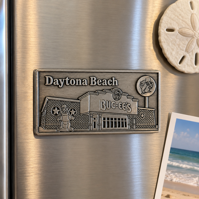 Buc-ee's Metal Daytona Beach Magnet